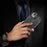 For iPhone 15 Shockproof Back Cover Litchi Texture TPU Phone Case - Black - 2