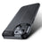 For iPhone 15 Shockproof Back Cover Litchi Texture TPU Phone Case - Black - 6