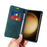 BETOPNICE 003 Phone Cover for Samsung Galaxy S23 RFID Blocking Wallet Leather Stand Shockproof Case - Green - 6