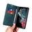 BETOPNICE 003 For Samsung Galaxy S22 Ultra 5G RFID Blocking Bump Proof Phone Wallet Leather Stand Case - Green - 6