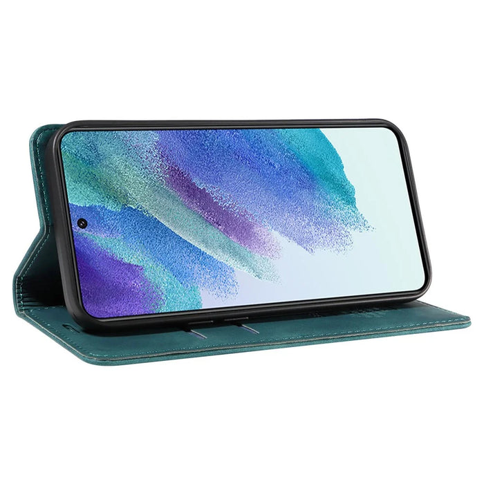 BETOPNICE 003 For Samsung Galaxy S22+ 5G Anti-collision RFID Blocking Phone Wallet Leather Stand Case - Green - 3