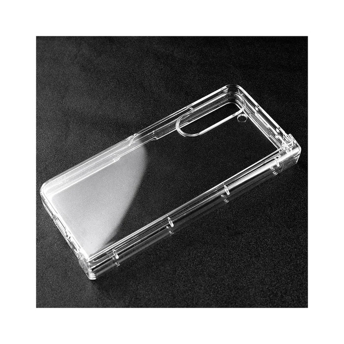 For Samsung Galaxy Z Fold5 5G Hard PC Clear Back Cover Hinge Protection Anti-Scratch Phone Case - 6