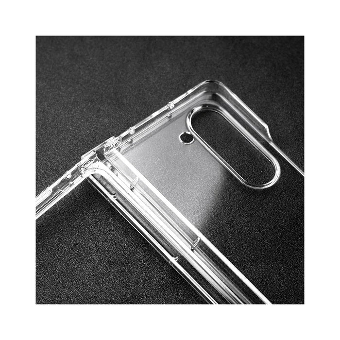 For Samsung Galaxy Z Fold5 5G Hard PC Clear Back Cover Hinge Protection Anti-Scratch Phone Case - 7