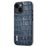 ABEEL For iPhone 14 Crocodile Texture Phone Case Cowhide Leather + TPU + PC Hybrid Cover - Blue - 2