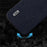ABEEL For iPhone 14 Plus Cross Texture Phone Back Case Drop Proof Cowhide Leather + TPU + PC Cover - Blue - 4