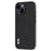 ABEEL Cowhide Leather Coated PC+TPU Case for iPhone 15 Litchi Texture Shockproof Phone Cover - Black - 2