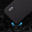 ABEEL Cowhide Leather Coated PC+TPU Case for iPhone 15 Litchi Texture Shockproof Phone Cover - Black - 4
