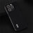 ABEEL For iPhone 14 Pro Max Phone Case Cowhide Leather Coated PC+TPU Luxury Textured Cover - Black - 4