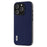 ABEEL For iPhone 14 Pro Max Phone Case Cowhide Leather + PC + TPU Litchi Texture Anti-Drop Cover - Blue - 2