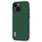 ABEEL For iPhone 14 Plus Shockproof Phone Case Cowhide Leather Coated PC+TPU Silky Feeling Cover - Green - 2