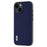 ABEEL For iPhone 14 Plus Litchi Texture Back Cover Cowhide Leather + PC + TPU Shell Phone Case - Blue - 2