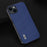 ABEEL For iPhone 14 Plus Litchi Texture Back Cover Cowhide Leather + PC + TPU Shell Phone Case - Blue - 4