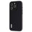 ABEEL For iPhone 14 Pro Smooth Silky Feeling Phone Case Cowhide Leather Coated PC+TPU Back Cover - Black - 2