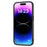 ABEEL For iPhone 14 Pro Smooth Silky Feeling Phone Case Cowhide Leather Coated PC+TPU Back Cover - Black - 3