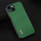 ABEEL For iPhone 14 Litchi Texture Case Anti-Drop Cowhide Leather + PC + TPU Phone Cover - Green - 4