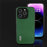 ABEEL For iPhone 13 Pro Max Litchi Texture Back Cover Cowhide Leather Coated PC + TPU Phone Case - Green - 6