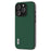 ABEEL For iPhone 13 Pro Cowhide Leather Coated PC+TPU Slim Case Silky Feeling Smooth Touch Phone Cover - Green - 2