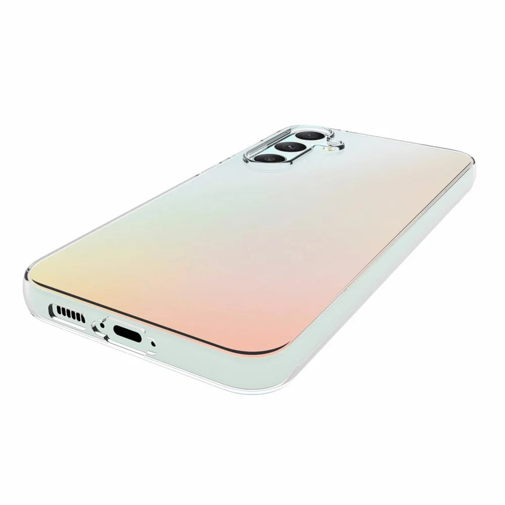 TPU Phone Case for Samsung Galaxy S23 FE , Inside Watermark-Free Texture Transparent Cover - 4