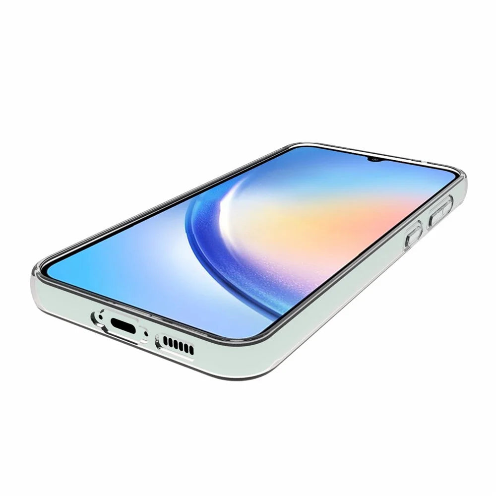 TPU Phone Case for Samsung Galaxy S23 FE , Inside Watermark-Free Texture Transparent Cover - 5