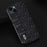 ABEEL For iPhone 15 Plus Canopy Texture Slim Phone Case Genuine Cow Leather Coated PC+TPU Cover - Black - 2