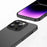 For iPhone 14 Pro Matte Finished Phone Cover Ultra-thin Hard PP Phone Case Anti-Scratch Shell - Transparent Black - 6
