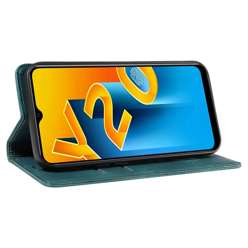 BETOPNICE 003 For vivo Y20 / Y20i / Y20s / Y12s / Y12s 2021 / Y11s / Y30 (China) / Y20 2021 / Y20G / Y30g 4G / iQOO U1x / Y20A / Y12a / T1x 4G / T1x (India) / Y20s [G] Leather Case - Green - 3