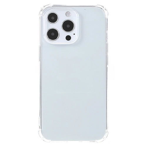 Transparent Shell for iPhone 15 Pro TPU Protective Case Four Corners Drop Resistant Phone Cover - 1