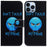 For iPhone 15 Pro Max Leather Phone Case Wallet Stand Pattern Printing Cover - Don't Touch My Phone - 1
