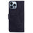 For iPhone 15 Pro Max Phone Wallet Case Imprinted Tiger PU Leather Stand Phone Cover - Black - 7