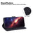 For iPhone 15 Pro Geometry Imprinted PU Leather Wallet Stand Phone Shell Mobile Case - Black - 3