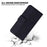 For iPhone 15 Pro Geometry Imprinted PU Leather Wallet Stand Phone Shell Mobile Case - Black - 4