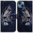 For iPhone 15 Pattern Printing Flip Cover PU Leather Stand Wallet Phone Case - Lion - 1