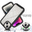 3-in-1 Phone Case for iPhone 15 Plus Full Protection TPU+PC Cover with PET Screen Protector - Black - 4