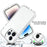 Gradient Phone Case for iPhone 15 Pro , PC+TPU Anti-drop Cover with PET Screen Protector - Red - 3
