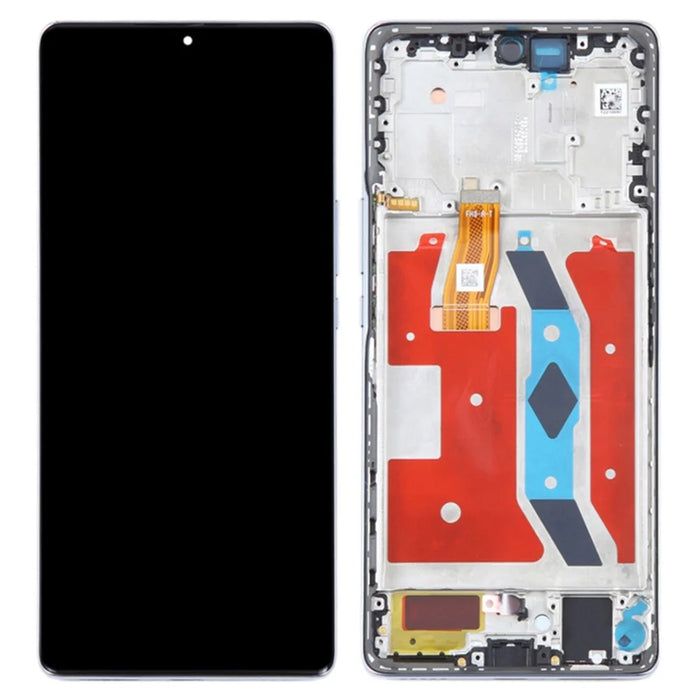 For Honor X40 5G OEM Grade S AMOLED Screen and Digitizer Assembly + Frame Part (without Logo) - Blue - 1