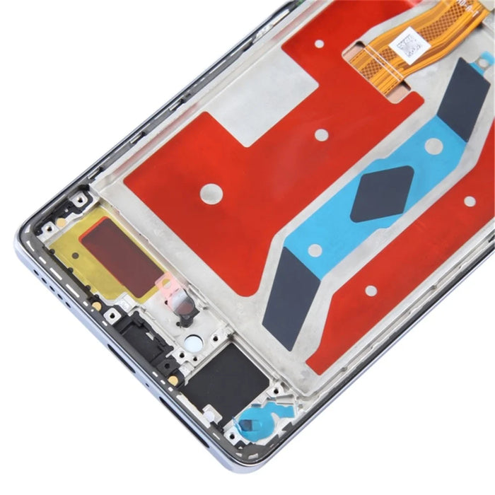 For Honor X40 5G OEM Grade S AMOLED Screen and Digitizer Assembly + Frame Part (without Logo) - Blue - 4