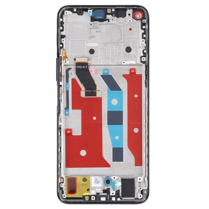 For Honor X20 / Honor 50 Lite OEM Grade S LCD Screen and Digitizer Assembly + Frame Replacement Part (without Logo) - Black - 3