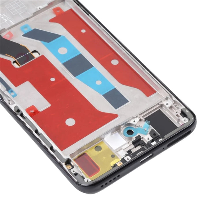 For Honor X20 / Honor 50 Lite OEM Grade S LCD Screen and Digitizer Assembly + Frame Replacement Part (without Logo) - Black - 4