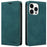 BETOPNICE 003 For iPhone 15 Pro Full Protection Phone Case PU Leather Cover RFID Blocking Stand Wallet Shell - Green - 1