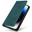 BETOPNICE 003 For iPhone 15 Pro Full Protection Phone Case PU Leather Cover RFID Blocking Stand Wallet Shell - Green - 6