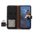 For Asus Zenfone 10 5G / 9 5G Genuine Cow Leather Cover RFID Blocking Wallet Stand Phone Case - Black - 4