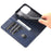AZNS For iPhone 15 Pro Max PU Leather Wallet Phone Cover Stand Protective Case - Blue - 5