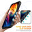 For iPhone 15 Pro Max Anti-Slip PC+ TPU Phone Case Kickstand Shockproof Protective Cover - Black - 3