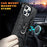 For iPhone 15 Pro Max Anti-Slip PC+ TPU Phone Case Kickstand Shockproof Protective Cover - Black - 7