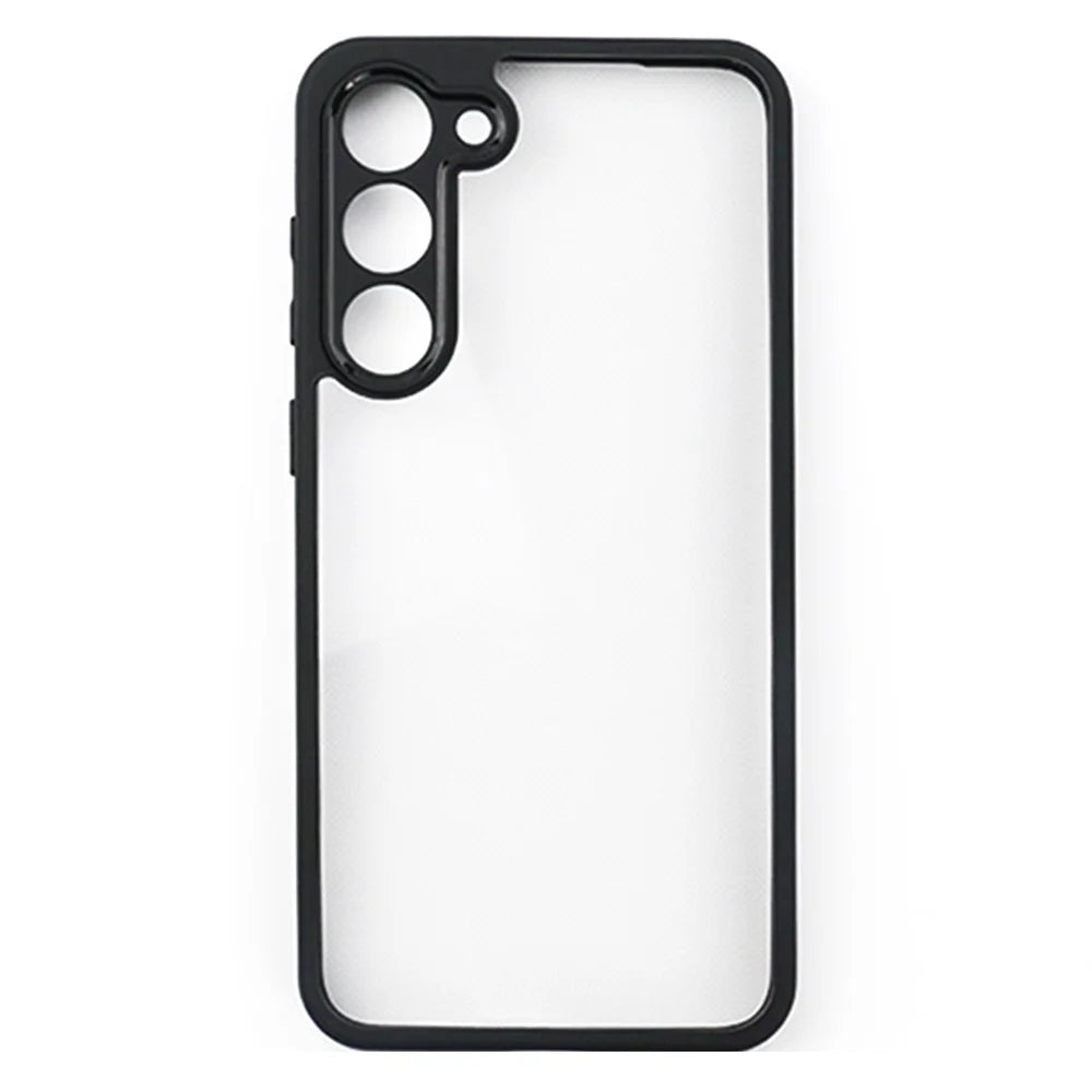 For Samsung Galaxy S23 Precise Cutout Phone Case Flexible TPU + Hard PC Dustproof Cell Phone Cover - 1