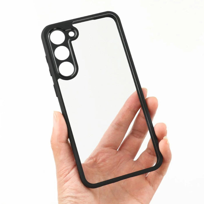 For Samsung Galaxy S23 Precise Cutout Phone Case Flexible TPU + Hard PC Dustproof Cell Phone Cover - 5