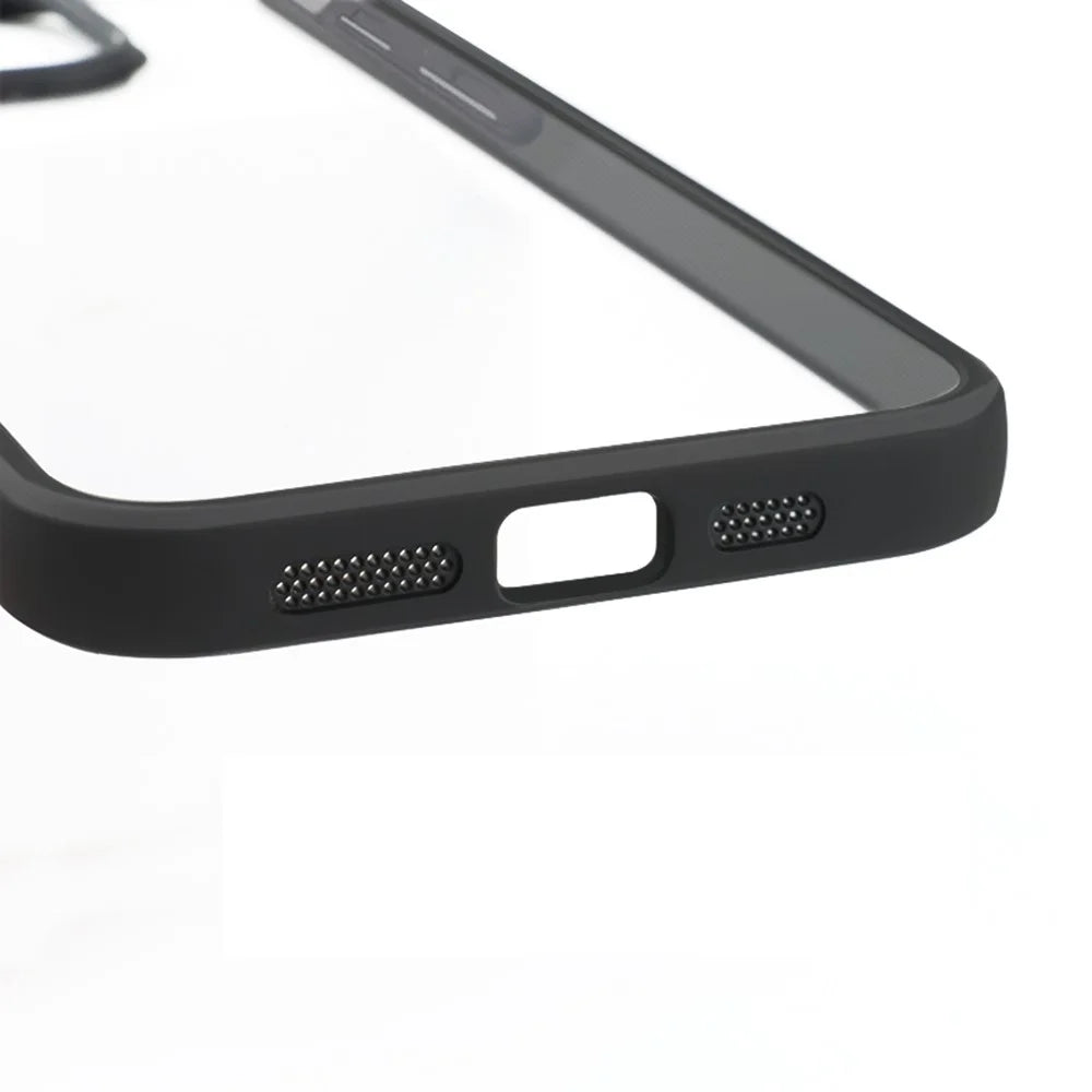 For iPhone 15 Pro Scratch-resistant Clear Phone Case PC Back + TPU Frame Phone Cover - 7