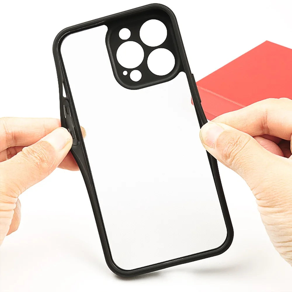 For iPhone 14 Pro PC + TPU Transparent Phone Case Anti-scratch Phone Cover - 5