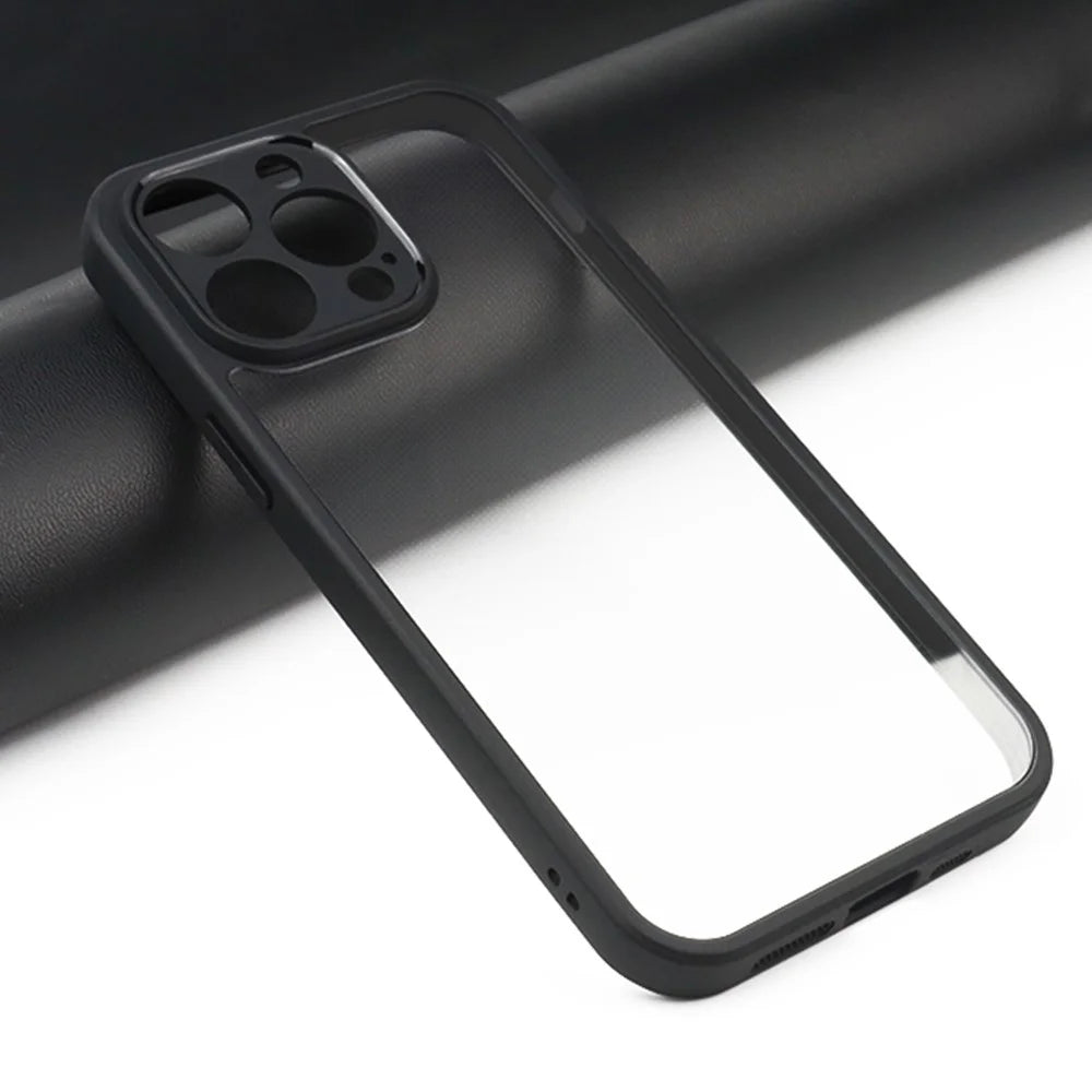For iPhone 14 Pro PC + TPU Transparent Phone Case Anti-scratch Phone Cover - 7