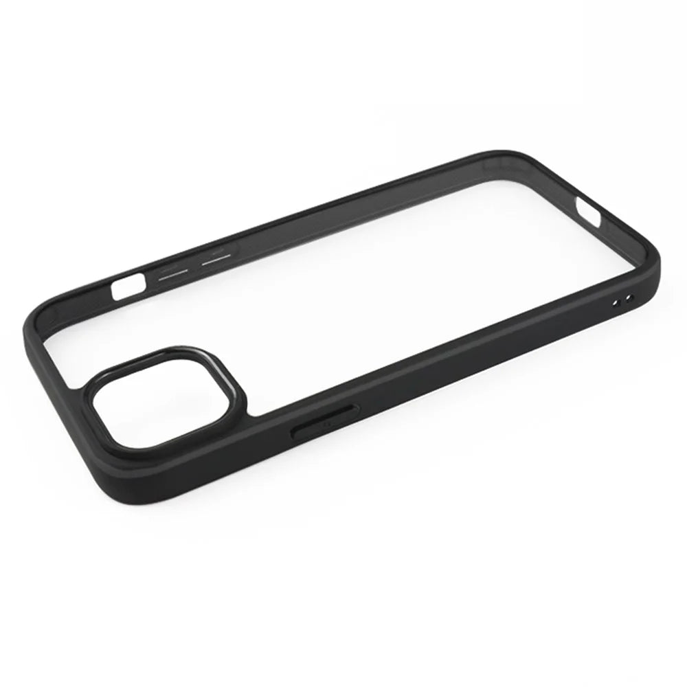 For iPhone 15 Plus Transparent Phone Case PC + TPU Anti-drop Protective Phone Cover - 3